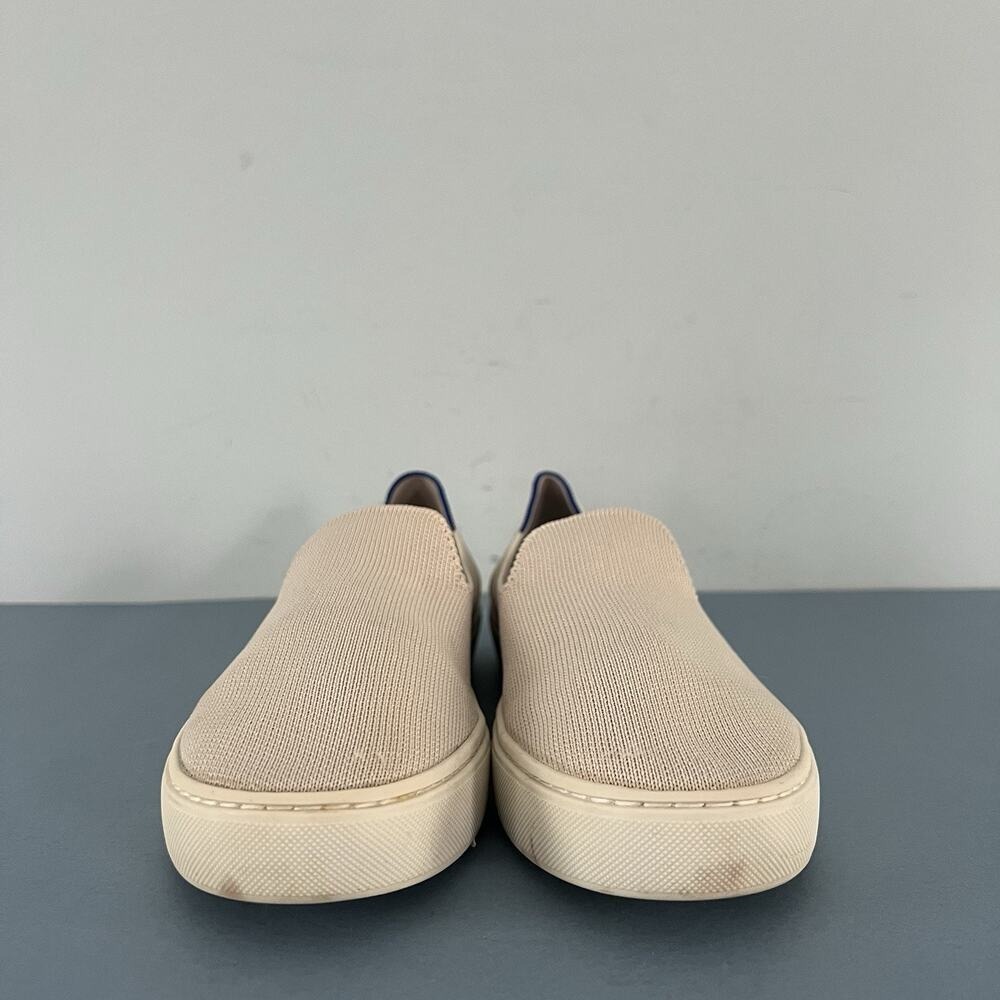 Rothy's The Original Slip On Sand Beige Washable Knit Sneakers - Picture 3 of 10